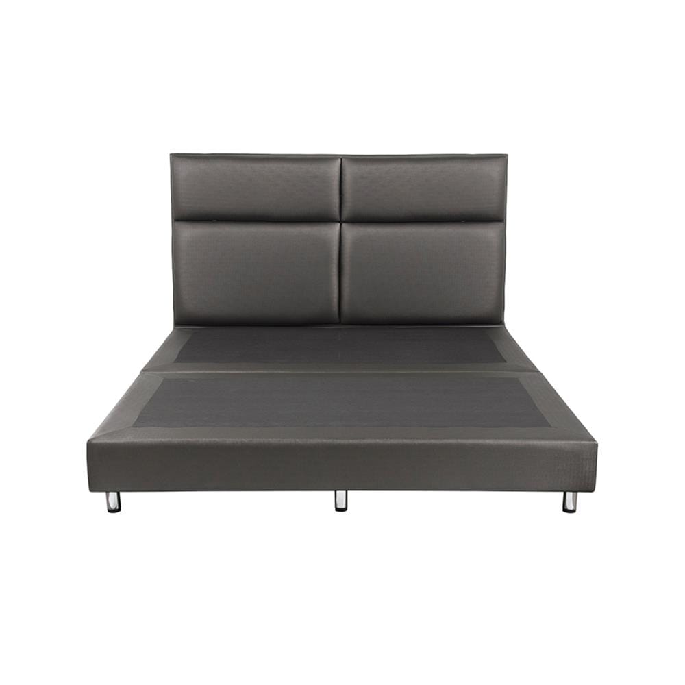 ฐานรองหัวเตียง 5 ฟุต HOME LIVING STYLE SQUARE สีเทาเข้ม