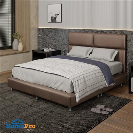 ฐานรองหัวเตียง 6 ฟุต HOME LIVING STYLE SQUARE สีน้ำตาลเข้ม_4