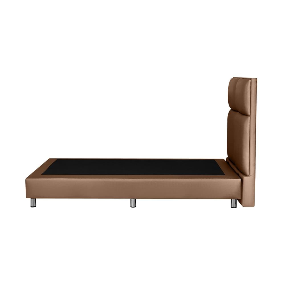 ฐานรองหัวเตียง 3.5 ฟุต HOME LIVING STYLE SQUARE สีน้ำตาลอ่อน