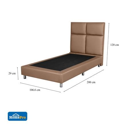 ฐานรองหัวเตียง 3.5 ฟุต HOME LIVING STYLE SQUARE สีน้ำตาลอ่อน_6