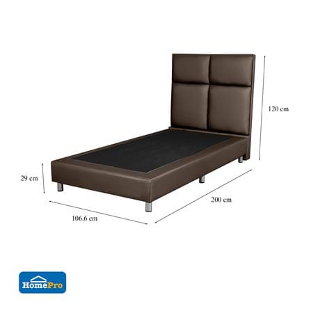 ฐานรองหัวเตียง 3.5 ฟุต HOME LIVING STYLE SQUARE สีน้ำตาลเข้ม_6