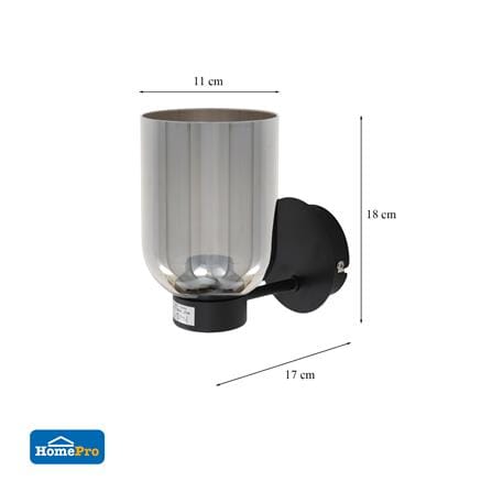 ไฟกิ่งภายใน CARINI VW0375-1B สีนิกเกิล/ดำ 1 หัว_3