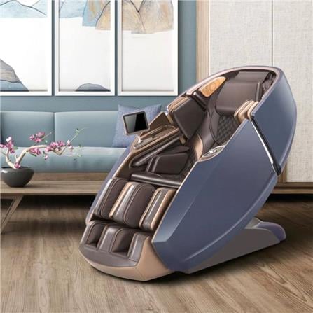 เก้าอี้นวดไฟฟ้า AMAXS ROBO 8989 สีน้ำเงิน/น้ำตาล_6