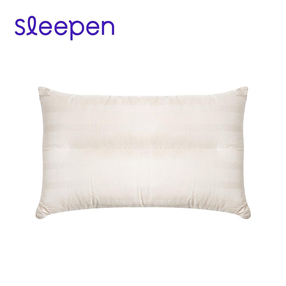 หมอนสุขภาพ ใยสังเคราะห์ SLEEPEN 2 CHANNEL ANTIVIRUS 19x29 นิ้ว สีเบจ