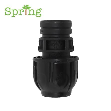 ข้อต่อตรงสวมล็อกเกลียวใน PE SPRING 20 มม.x1/2 นิ้ว