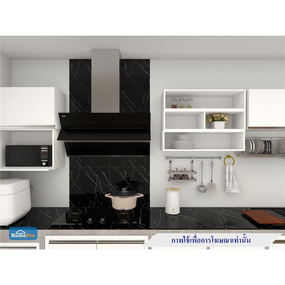 เครื่องดูดควันกระโจม TECNOPLUS HD90SLOPEB 90 ซม.