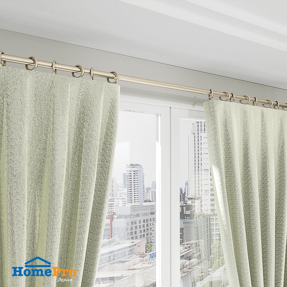 รางผ้าม่าน D.I.Y. HOME LIVING STYLE เหล็ก 1 ม. สีทองเหลือง