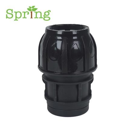 ข้อต่อตรงสวมล็อก PE เกลียวใน SPRING 63 มม.X2 นิ้ว_0