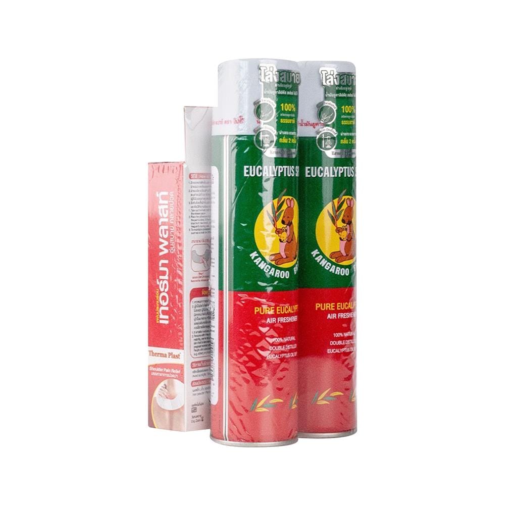 สเปรย์ปรับอากาศ KANGAROO 300 มล. EUCALYPTUS (แพ็กคู่)