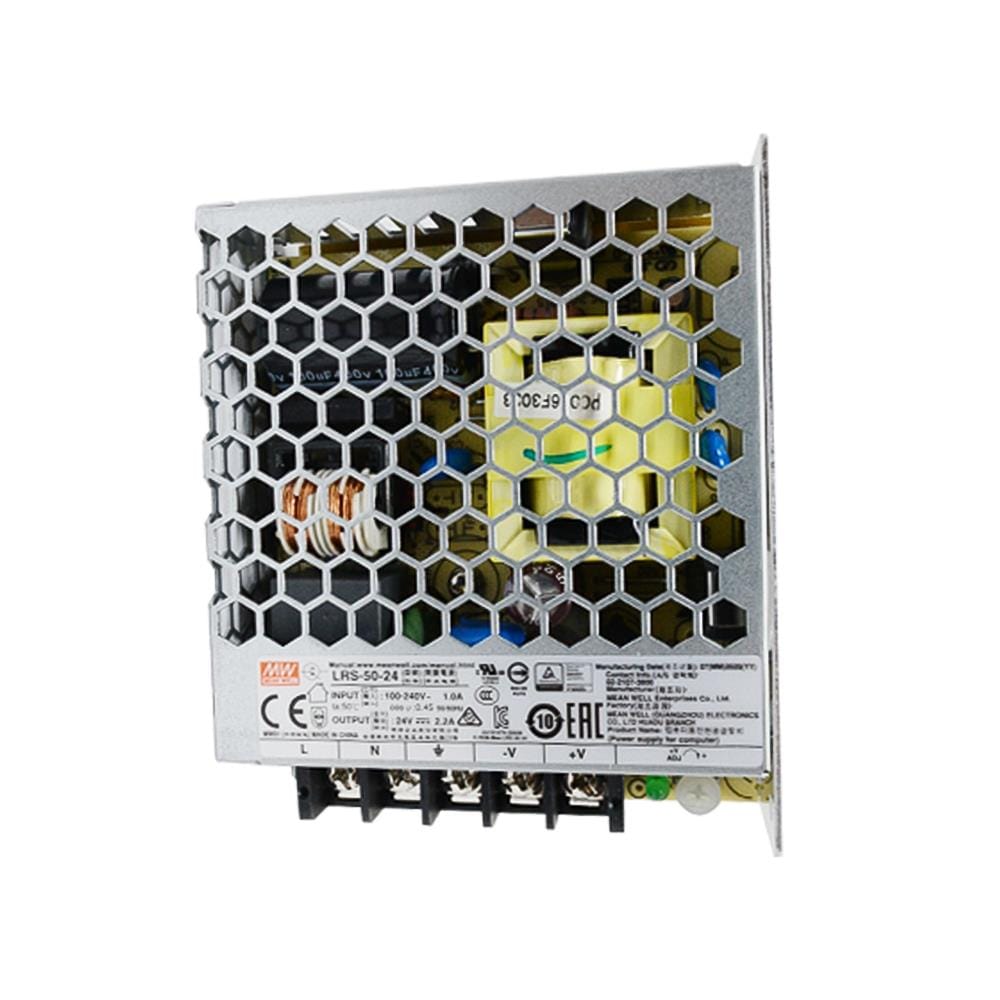 สวิตชิ่งเพาเวอร์ซัปพลาย MEANWELL LRS-50W 24VDC 50 วัตต์ สีเทา