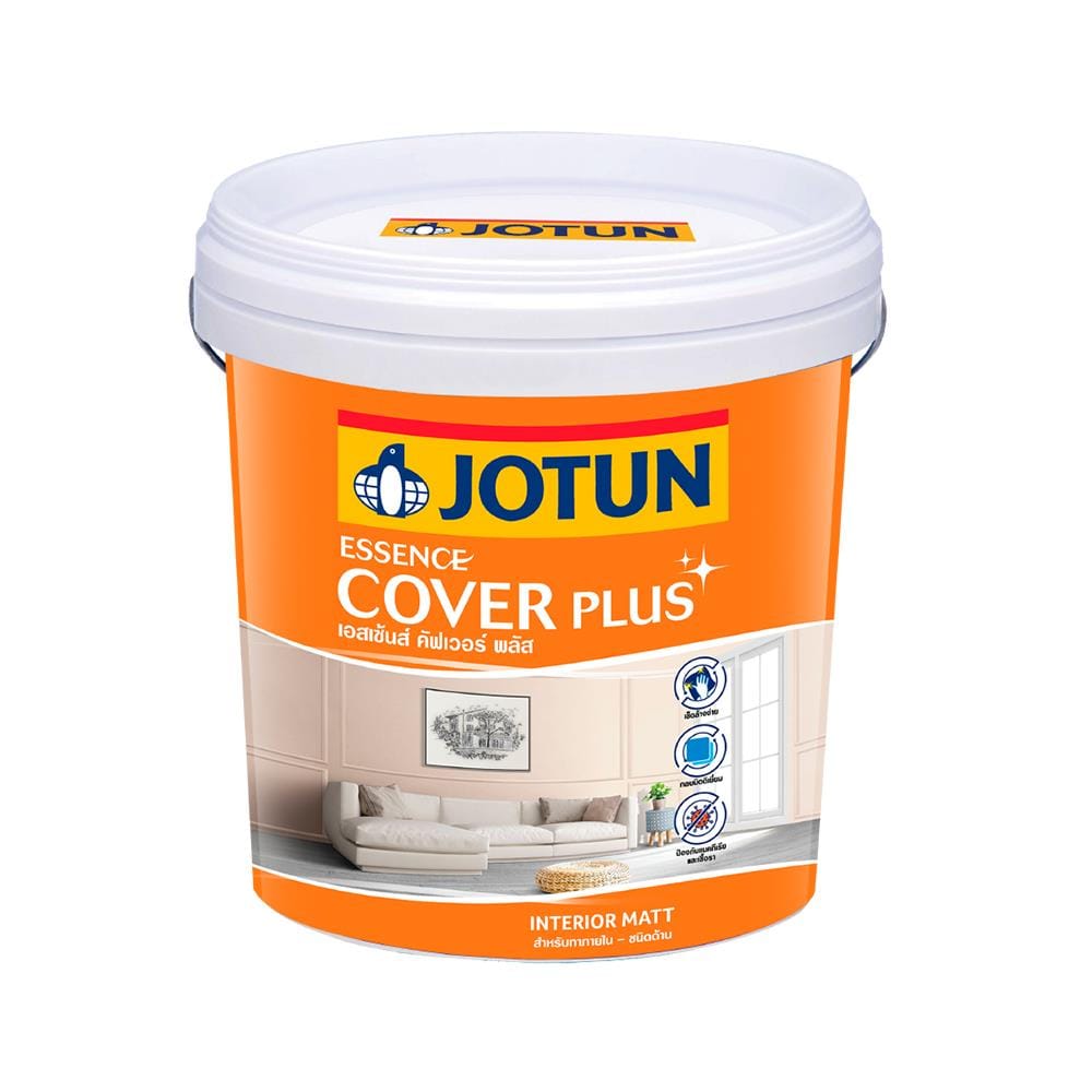 สีน้ำทาภายใน JOTUN ESSENCE COVER PLUS BASE A ด้าน 9 ลิตร