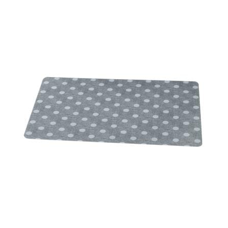 แผ่นรองจาน PVC SRITHAI DOT GRAY สีเทา_1