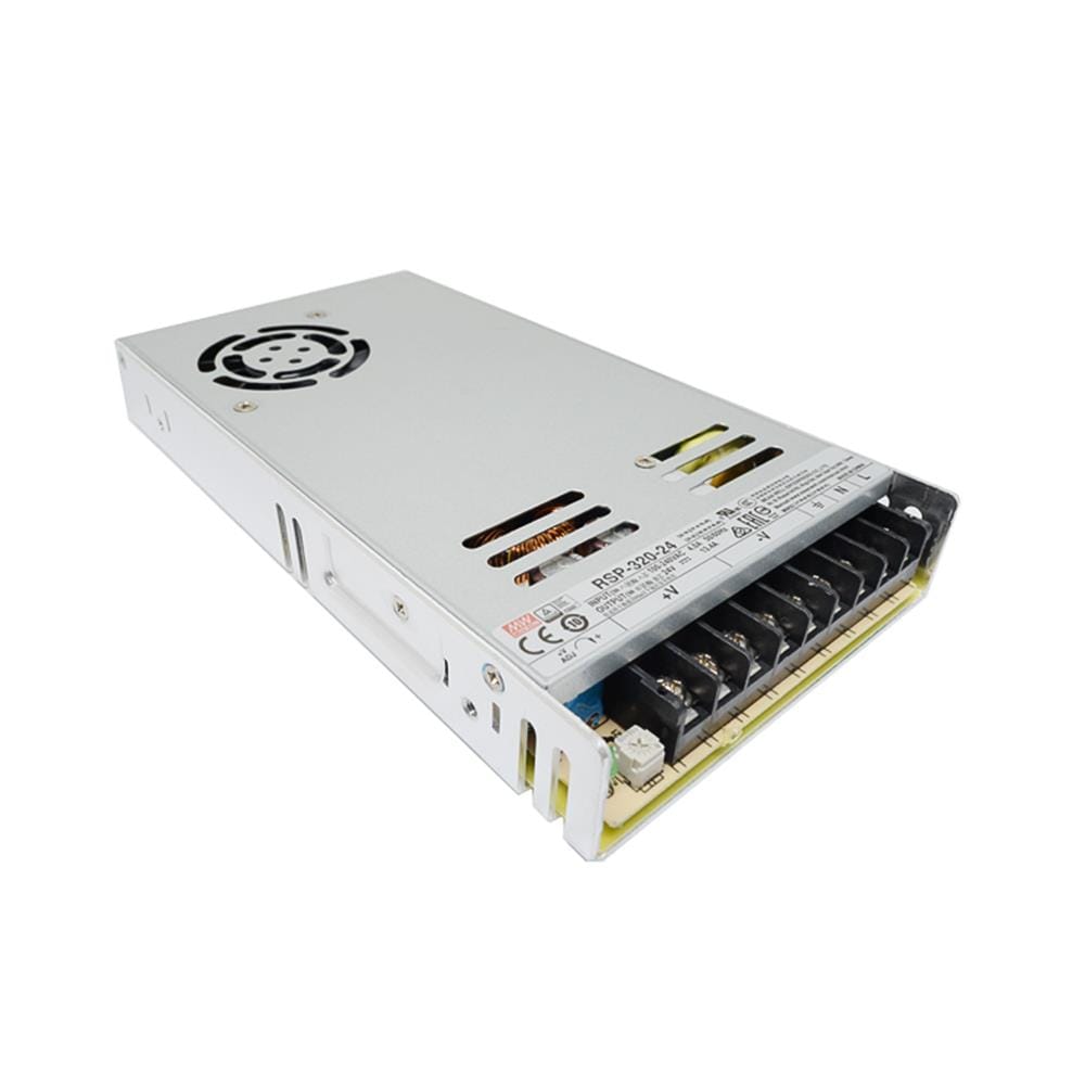 สวิตชิ่งพาวเวอร์ซัปพลาย MEANWELL 98-00037 RSP-320W24VDC 320 วัตต์ สีเงิน