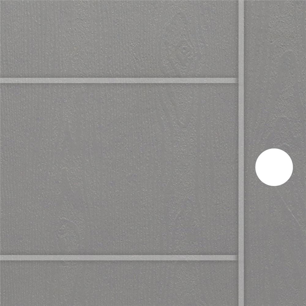 ประตูภายนอก UPVC เจาะลูกบิด MODERNWOOD MWNR004 80x200 ซม. สีเทา