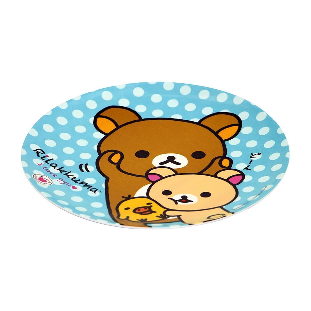 จานเมลามีนตื้น 8" SUPERWARE I LOVE RILAKKUMA
