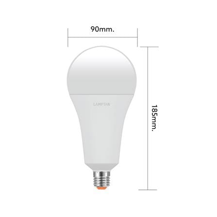 หลอด LED LAMPTAN A90 BULB GLOSS 26 วัตต์ DAYLIGHT E27_3