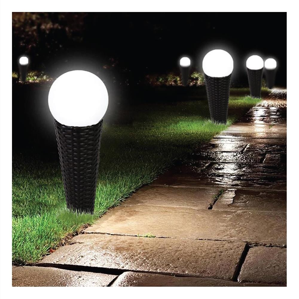 ไฟทางเดิน SOLAR HI-TEK HFSG03004B 0.24 วัตต์ DAYLIGHT สีดำ