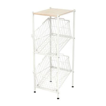 ชั้นวาง 2 ชั้น STACKO SCANDI 33.5x39x97.5 ซม. สีขาว_0