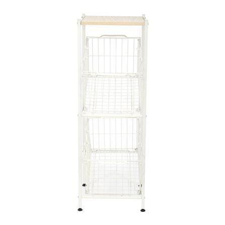 ชั้นวาง 2 ชั้น STACKO SCANDI 33.5x39x97.5 ซม. สีขาว_1