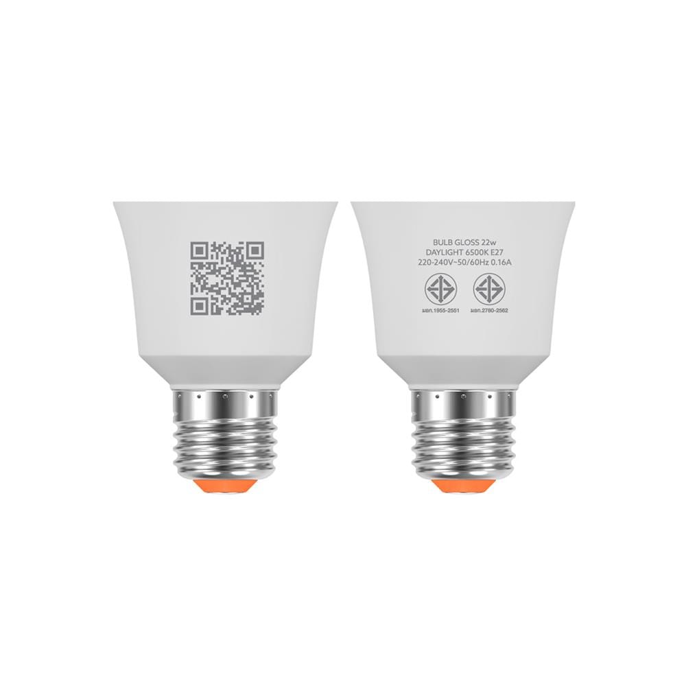 หลอด LED LAMPTAN A80 BULB GLOSS 22 วัตต์ DAYLIGHT E27