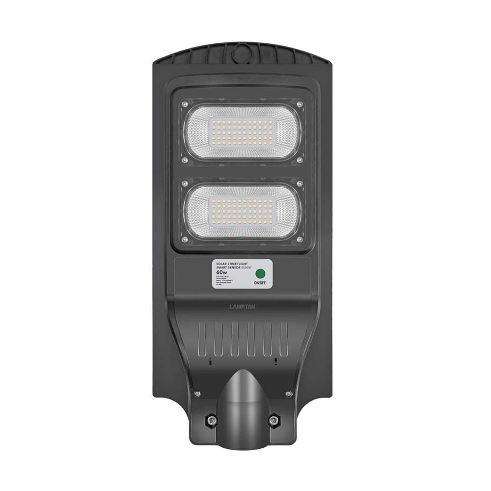 ไฟถนน SOLAR LAMPTAN SUNNY 60 วัตต์ DAYLIGHT สีดำ