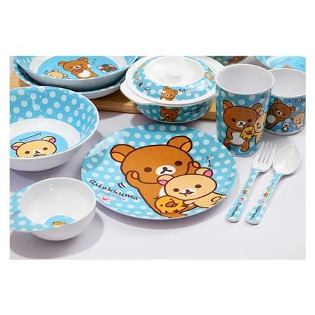 ชุดช้อนส้อมเมลามีน SUPERWARE I LOVE RILAKKUMA 2ชิ้น/ชุด_1