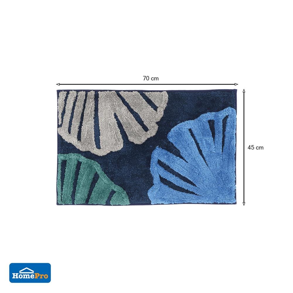 พรม HOME LIVING STYLE GINGKO 45x70 ซม. สีน้ำเงิน