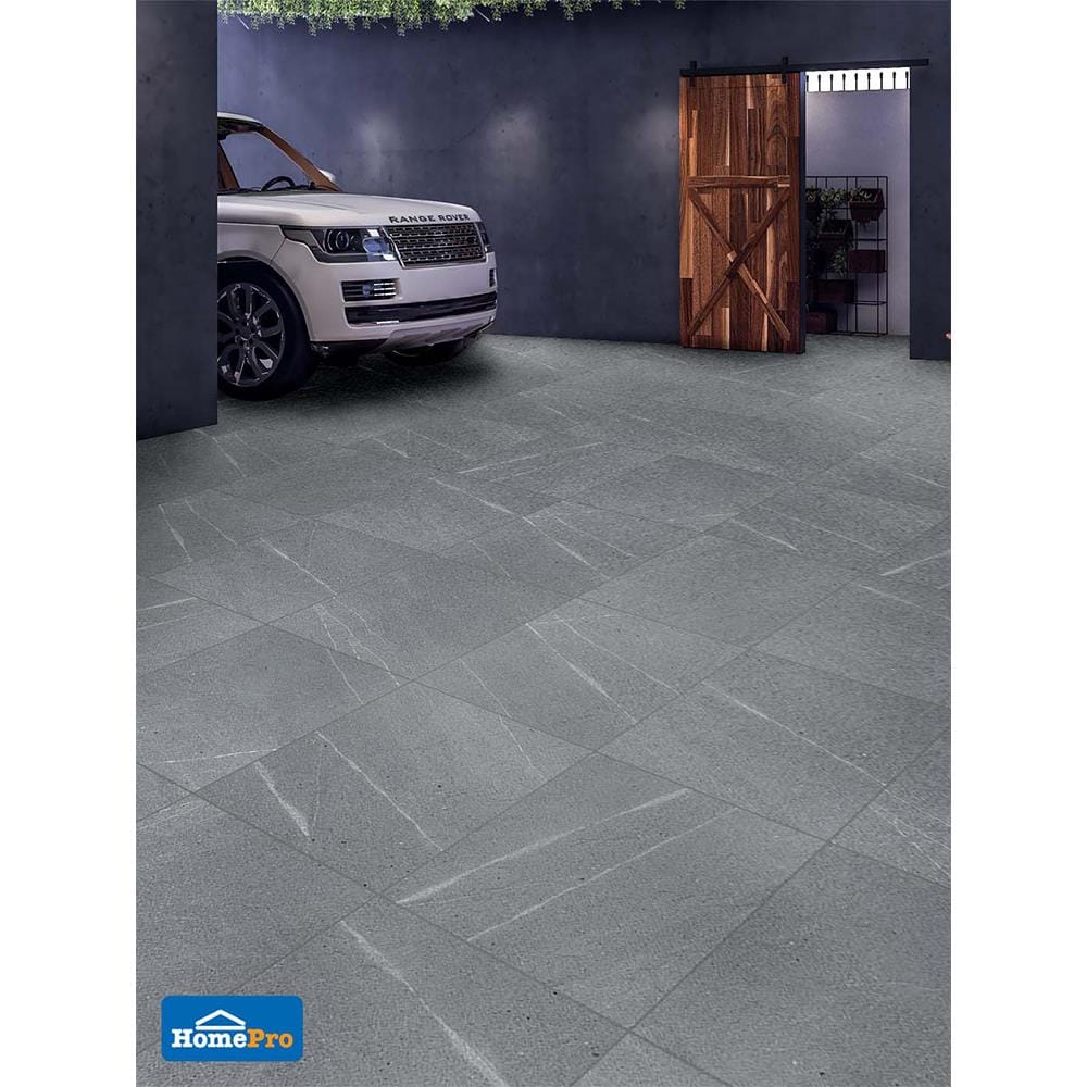 กระเบื้องพื้นพอร์ซเลน  16x16 นิ้ว COTTO ฟอลคอน เทาเข้ม PM (HYG) 0.96M2