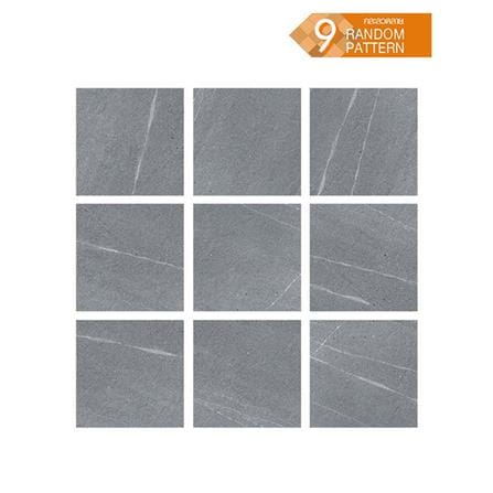 กระเบื้องพื้นพอร์ซเลน  16x16 นิ้ว COTTO ฟอลคอน เทาเข้ม PM (HYG) 0.96M2_1