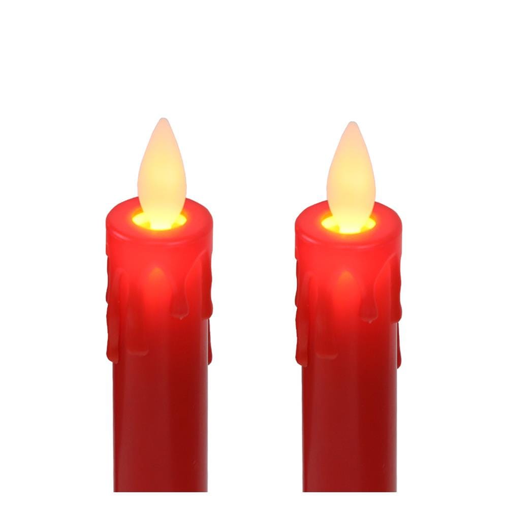 เชิงเทียน LED CLAIRE 0.06 วัตต์ WARMWHITE 27.5 ซม. สีแดง/ทอง