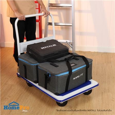 รถเข็นพื้นเหล็ก 4 ล้อ MATALL JR3001 280 กก._4