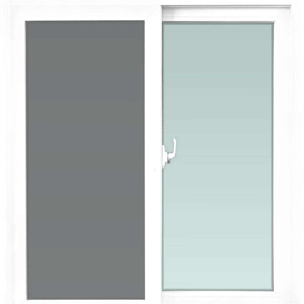 หน้าต่างบานเลื่อน UPVC S-S มุ้ง WINDOW ASIA 100x100 ซม. สีขาว