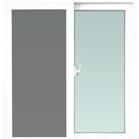 หน้าต่างบานเลื่อน UPVC S-S มุ้ง WINDOW ASIA 100x100 ซม. สีขาว_1