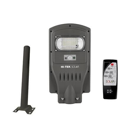 ไฟถนน SOLAR HI-TEK HFSF00030D 30 วัตต์ DAYLIGHT สีเทา