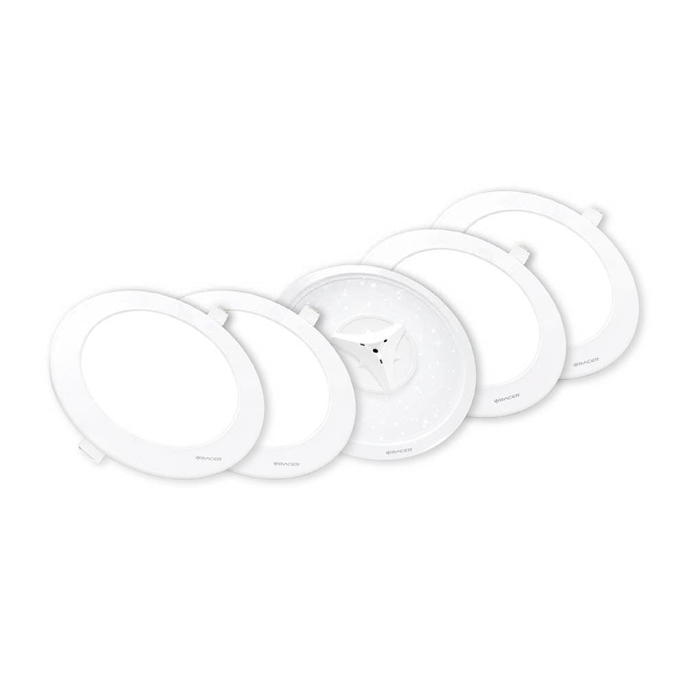 ดาวน์ไลท์ LED RACER AI 12 นิ้ว 48 วัตต์ DAYLIGHT/COOL WHITE/WARM WHITE สีขาว