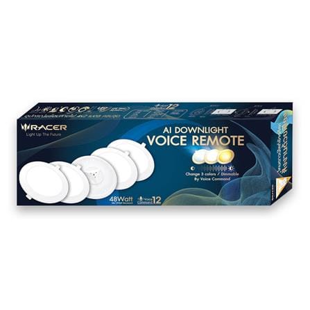 ดาวน์ไลท์ LED RACER AI 12 นิ้ว 48 วัตต์ DAYLIGHT/COOL WHITE/WARM WHITE สีขาว_3