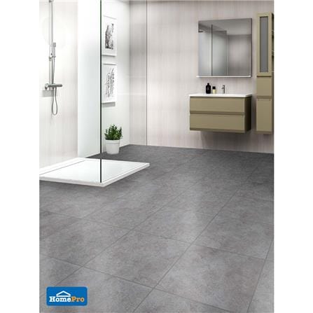 กระเบื้องพื้นพอร์ซเลน  16x16 นิ้ว COTTO ริเวนเดลล์ เทา PM 0.96M2_5