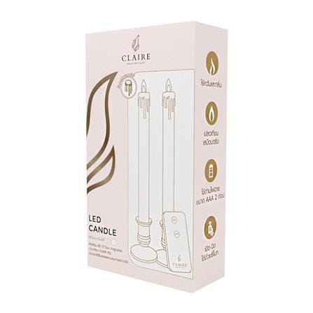 เชิงเทียน LED CLAIRE 0.06 วัตต์ WARMWHITE 27.5 ซม._4