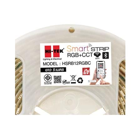 ไฟเส้น LED HI-TEK SMART WIFI BT 12 วัตต์ ยาว 5 เมตร RGB_6