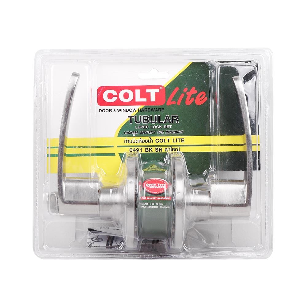 มือจับก้านโยก ห้องน้ำ COLT LITE 6491 สีสเตนเลส
