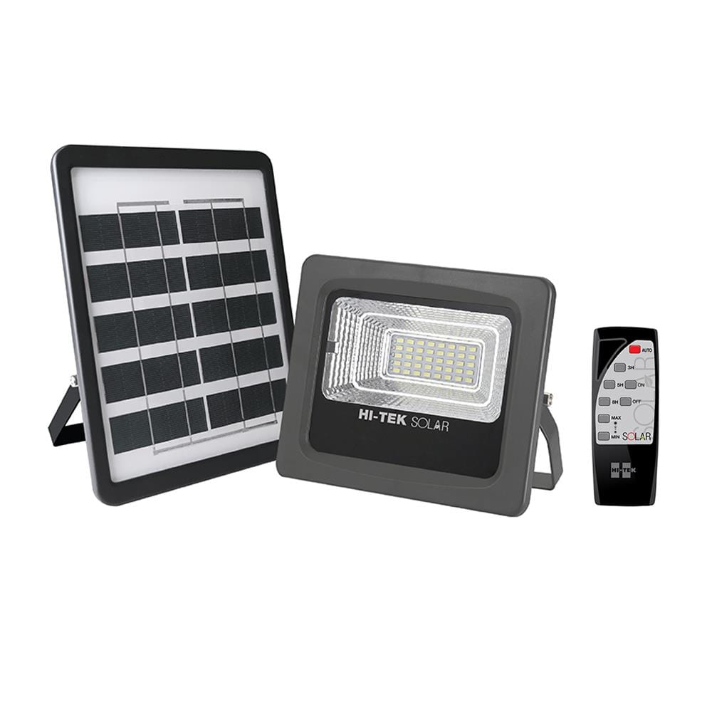 ไฟสปอตไลท์ SOLAR HI-TEK HFSS000 30 วัตต์ DAYLIGHT สีเทา/ดำ