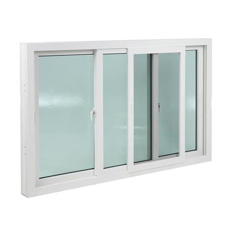 หน้าต่างบานเลื่อน UPVC S-F-S มุ้ง WINDOW ASIA 180X110 ซม. สีขาว_2