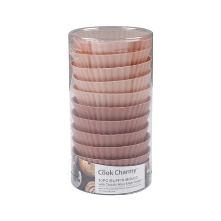 แม่พิมพ์ซิลิโคน COOK CHARMY 7 ซม. แพ็ก 10 ชิ้น สีเบจ_3