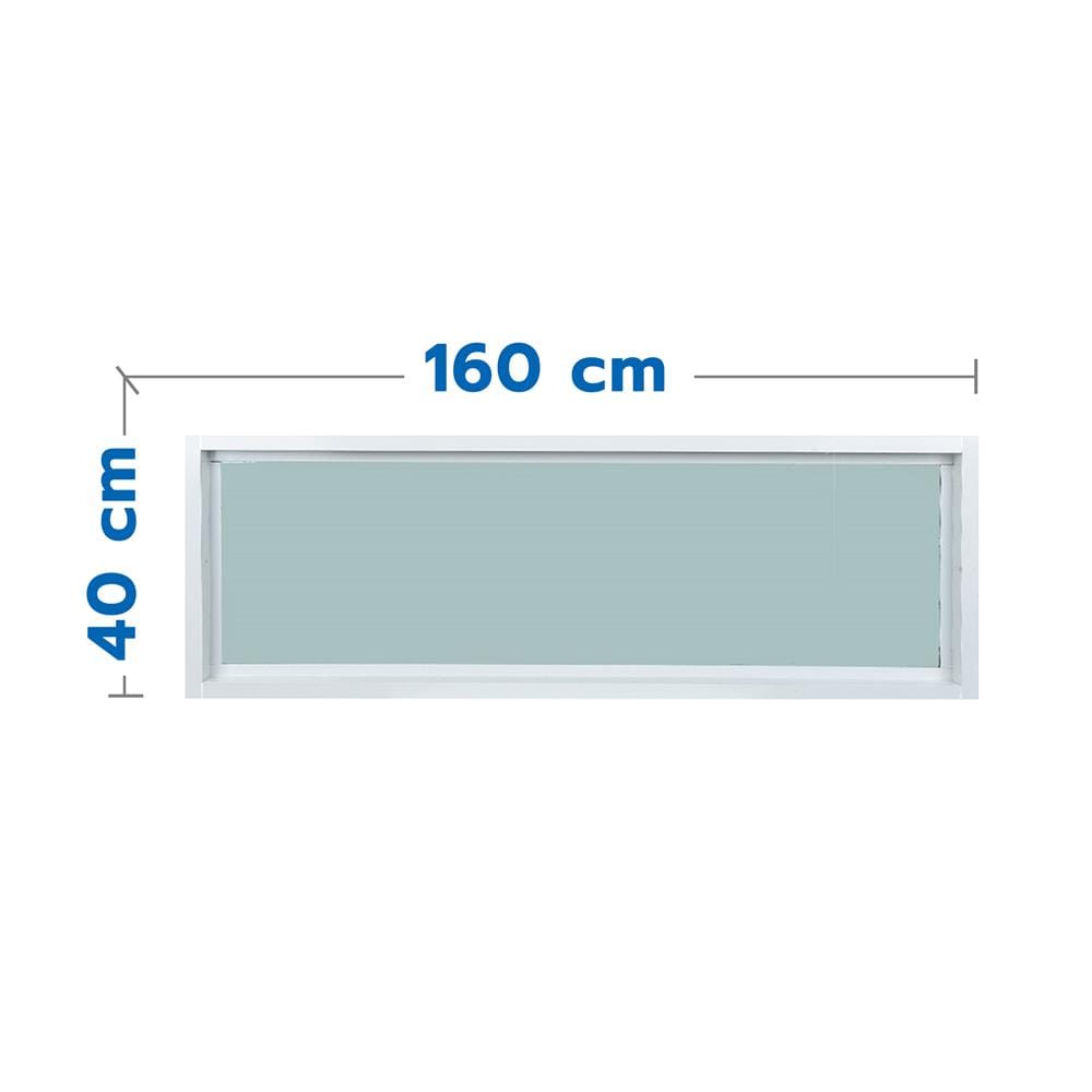 ช่องแสงหน้าต่าง UPVC WINDOW ASIA 160x40 ซม. สีขาว
