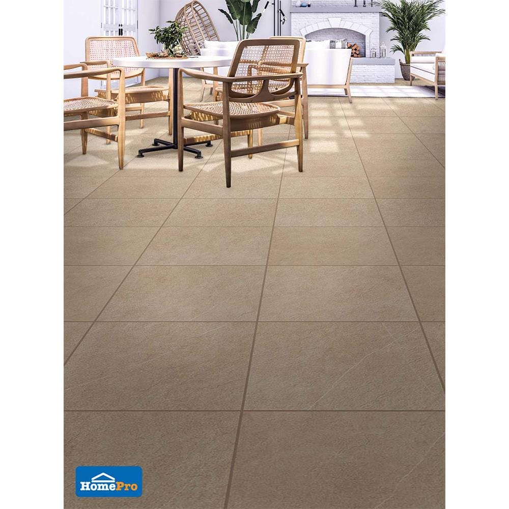 กระเบื้องพื้นพอร์ซเลน  16x16 นิ้ว COTTO เวนอม เบจ PM 0.96M2