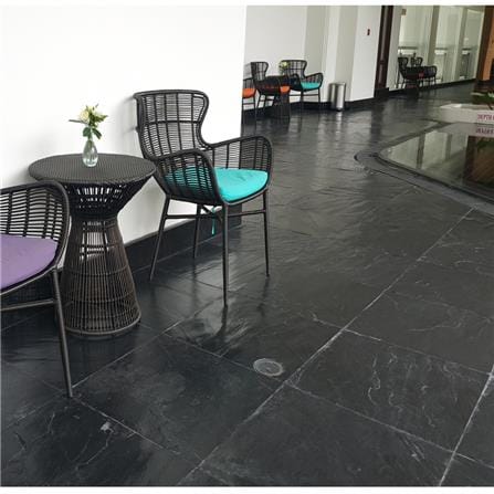 โต๊ะหวายเทียม MODERN OUTDOOR PLANTA สีดำ_1