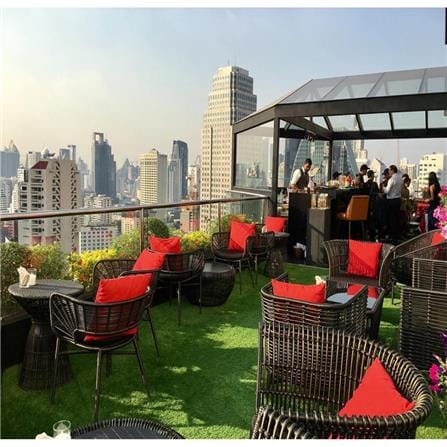 โต๊ะหวายเทียม MODERN OUTDOOR PLANTA สีดำ_2