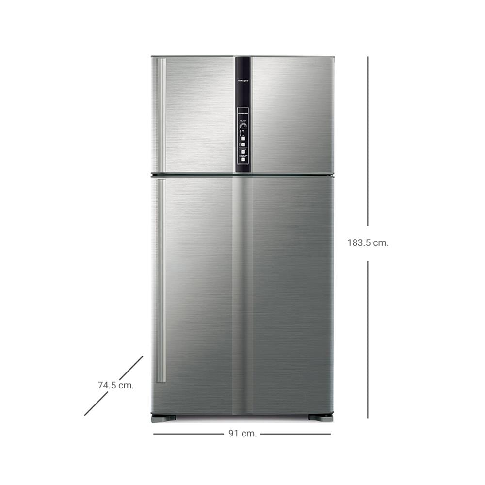 ตู้เย็น 2 ประตู HITACHI R-V600PWX 21.2 คิว เงิน อินเวอร์เตอร์