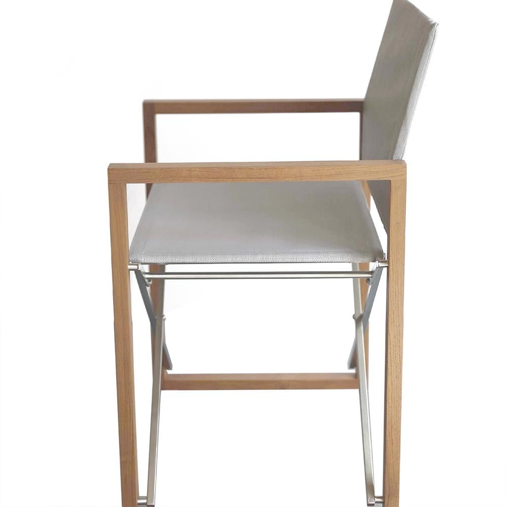 เก้าอี้ MODERN OUTDOOR PARC DIRECTOR สีเทา