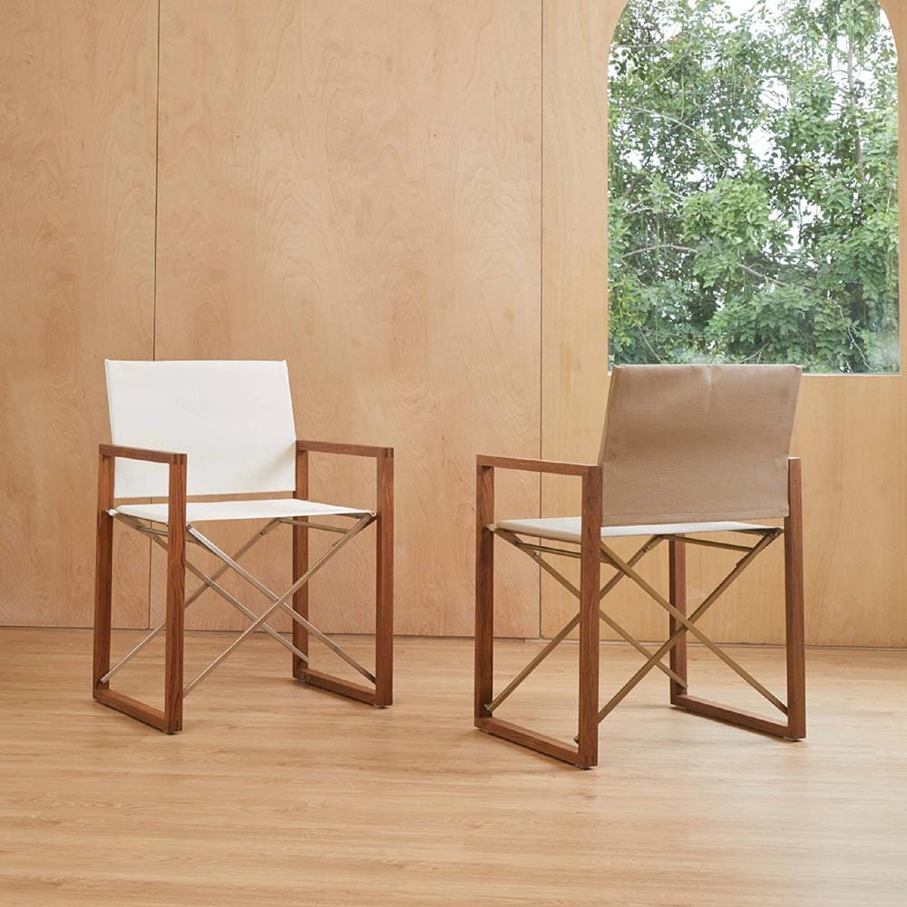 เก้าอี้ MODERN OUTDOOR PARC DIRECTOR สีขาว